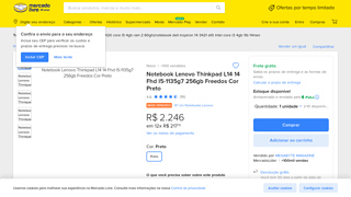 Notebook Lenovo Thinkpad L14 14 Fhd I5-1135g7 256gb Freedos Cor Preto